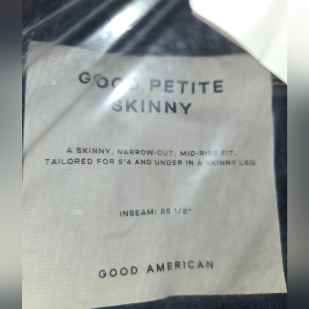 NWT Good American Good Petite Skinny Jeans - Picture 7 of 7